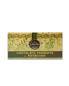 Tavoletta Cioccolato Fondente 65% al pistacchio