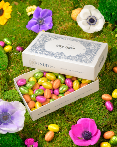 Ovetti in carta stagnola in Conf. Bianca