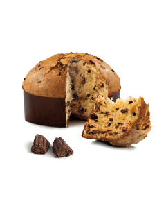 Panettone gocce e crema di foresta